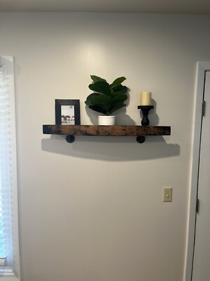 Bourbon Whiskey Barrel Stave Shelf. Great for Blanton's cork Displays. Bar Shelf