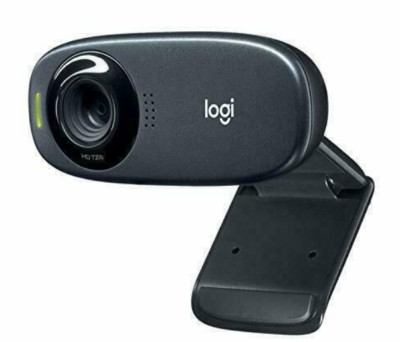 Logitech C310 HD Webcam USB 2.0 ( 960-001065 ) 720P 30fps Videocalls Schwarz NEU