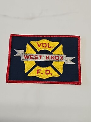 West Knox Vol. F.D. Patch. New  AD