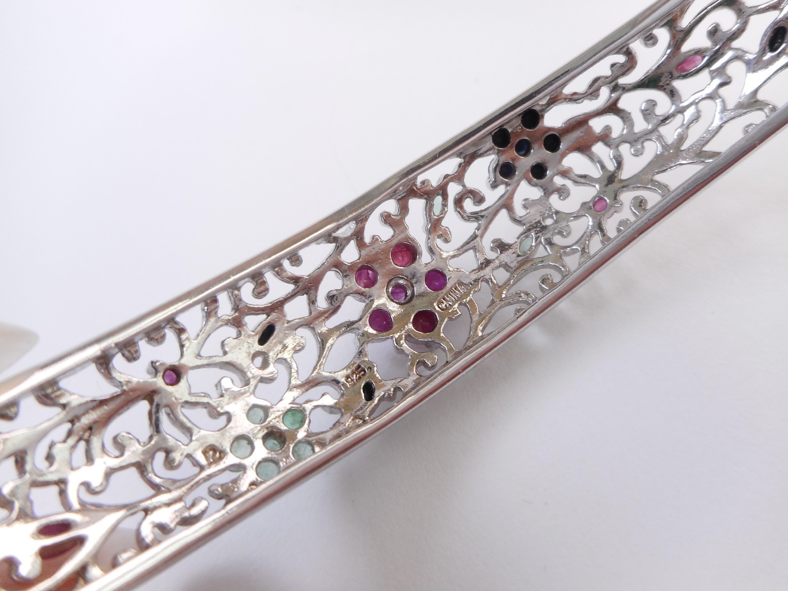 Ross Simons Sterling Silver Flower Ruby Emerald S… - image 10