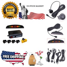 Car Parking sensors,4 Reverse Backup Parking sensors kit with LED Display, Re...