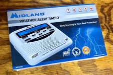 NEW Midland WR120B Emergency Weather Alert Radio NOAA All-Hazards - Sealed Box