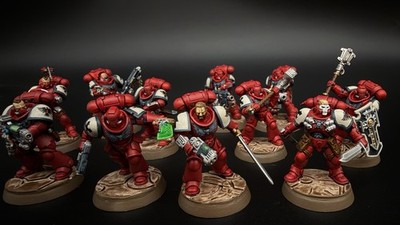 Warhammer 40K Blood Raven (Deathwatch) Kill Team Complete Roster Fully Painted