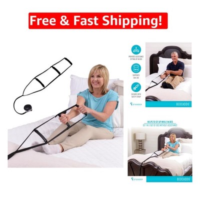 Adjustable Bed-Lift Ladder with Non-Slip Grips - Perfect for Seniors & Adults