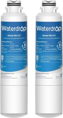 #ad Waterdrop DA29 00020B Replacement for Samsung® Water Filter HAF CIN EXP 2 Pack $24.99