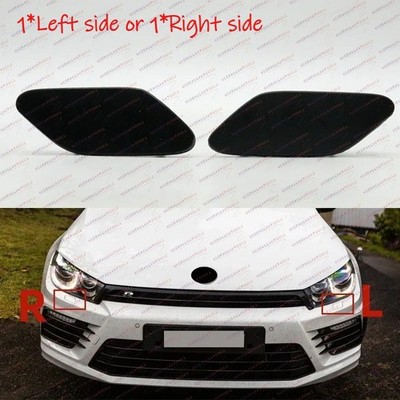 Primer For VW Scirocco R 15-17 Front Bumper Head Light Headlamp Washer Jet Cover
