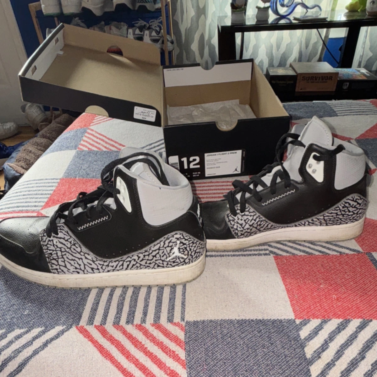 Jordan 1 Flight Black Grey Elephant for Sale | Authenticity 