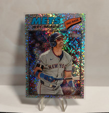 2026 Topps Heritage Jeff McNeil #54 Mets Silver Sparkle Parallel Baseball Card