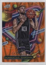 2023 Topps Cosmic Chrome Orange Galactic Refractor 14/25 Domantas Sabonis 11ng