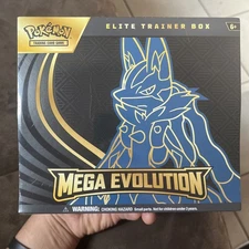 Pokémon MEGA EVOLUTIONS LUCARIO ETB Elite Trainer Box TCG New Sealed 2025 Lucari