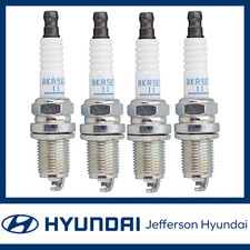 Genuine Hyundai Spark Plugs Set of 4 for Accent i30 Sonata Tucson