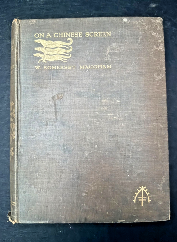 W.Somerset Maugham I On A Chinese Screen 1st Ediiton - Picture 2 of 2