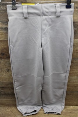 Easton Gray Pro+ Pull Up Baseball Pants Boys Size Youth Small New