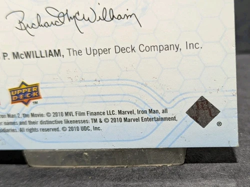 2010 Upper Deck Iron Man 2 sketch card 1/1 - Picture 9 of 10