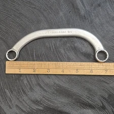 Indestro Super 769 Box End 12 Pt. Curved SAE 9/16" 5/8" Wrench Made In The USA 