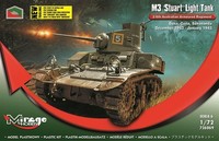 Mirage Hobby 726069 - 1:72 M3 Stuart Light Tank 2/6Th Australian Armoured Regime