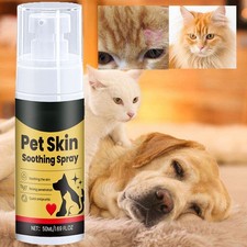 5pcs Pet Skin Treatment Spray for Dogs and Cats - Nature Soothing Solution 50ML