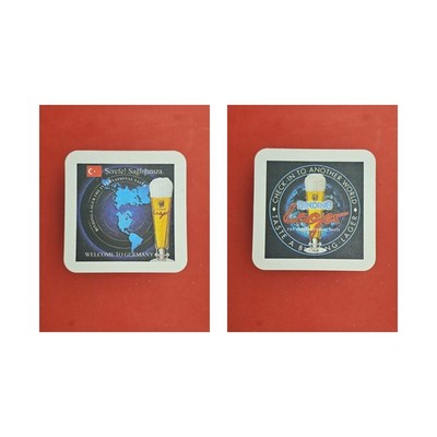Binding Lager Türkische Flagge Brauerei Bierdeckel Bier
