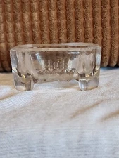 Vintage Pressed Glass Salt Cellar