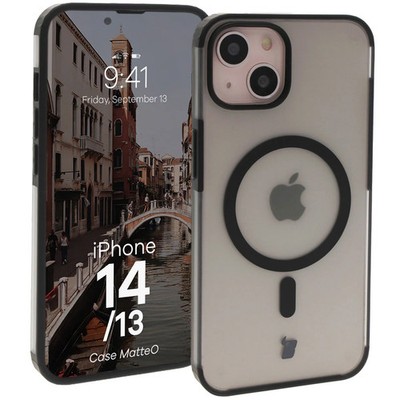 Handyhülle für iPhone 14 / 13 Bizon Case Cover Schutz Hülle Etui Semitransparent