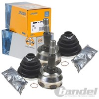 2X Spidan Antriebswellengelenk Satz Radseitig Passend FüR Opel Ascona Kadett