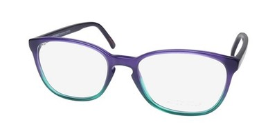 NEW ANDY WOLF 4486 EYEGLASS FRAME PURPLE SQUARE FULL-RIM PLASTIC UNISEX 47