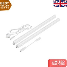 Modern LED Under-Cabinet Lighting - 2x57.3cm, 790lm Warm White, Easy Install