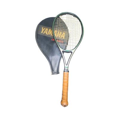 Yamaha Keramik Tennisschläger YFG 90 Vintage Mid Size 4 3 8 Grip mit Cover