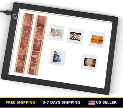 Ultra-Thin 12''x8'' Slide Viewer Light Box with 5600K Adjustable Brightness