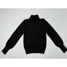 Scoop Turtle Neck Women s Sweater Size XS 0-2 Black