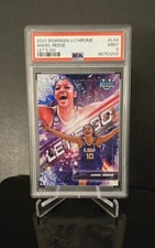 PSA 9 🔥 ANGEL REESE Rookie Card 2023 Bowman University Chrome LET'S GO Case Hit