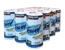 Kirkland Signature BIG Roll Towel, 12 x 80 Sheet Pack, Thick and Absorbent
