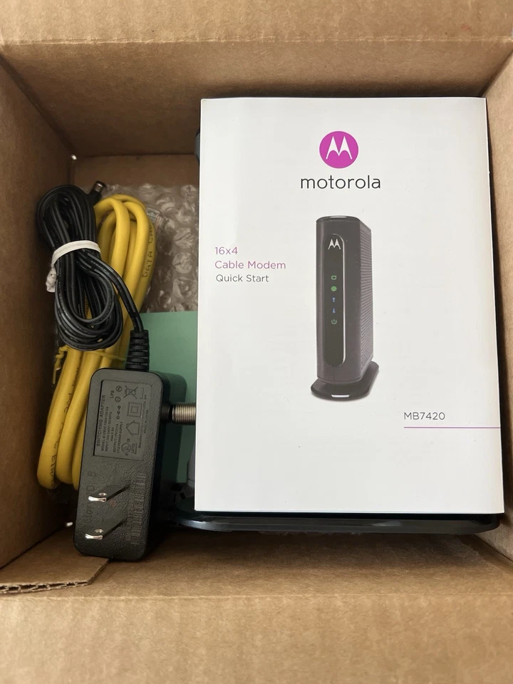 Motorola MB7420 (16x4) Cable Modem DOCSIS 3.0 - Image 3 of 4