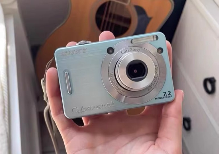 Sony Cyber shot DSC-W55 Camera 3x Zoom MP- Blue 평창군관광