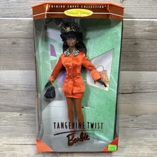 Tangerine Twist Barbie #17860 NRFB VTG 1997 African American Kitty Black Perkins