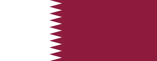 Qatar Flag Self Adhesive Sticker