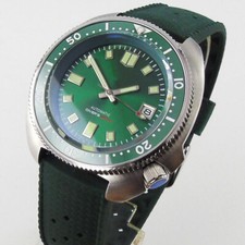 20ATM 44mm Tandorio Sterile Green Dial Japan NH35A Automatic Diving Mens Watch