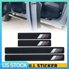 Gray Car Door Plate Sill Scuff Cover Anti Scratch Decal Sticker For Camry Tacoma Gray Car Door Plate Sill Scuff Cover Anti Scratch Decal Sticker For Camry Tacoma
