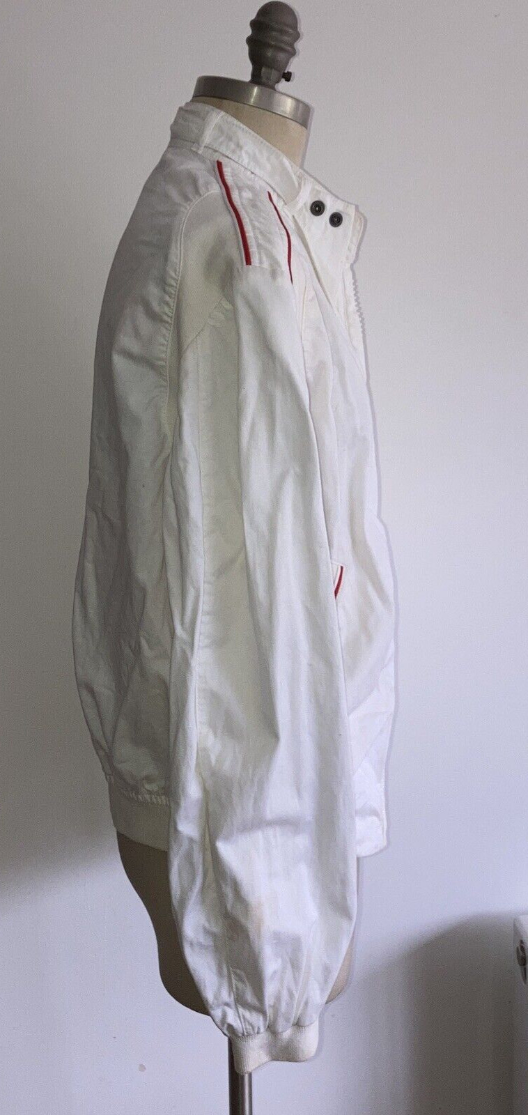 Men's Vintage Rare Dolce & Gabbana White Cotton Sporty Jacket Size 34, 38 9
