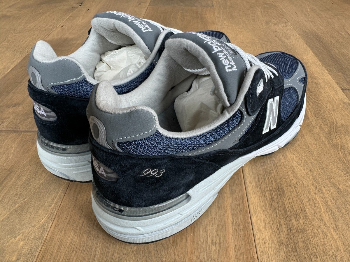 ニューバランス★New Balacne★Made in USA 993★WR993NV★ New Balance 993 Made In USA Suede Shoes Navy White WR993NV