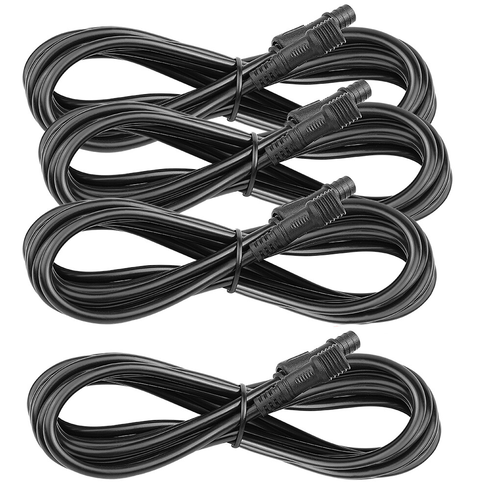 4X RGB LED Rock Lights Pods Extension Wire For Underbody APP Bluetooth