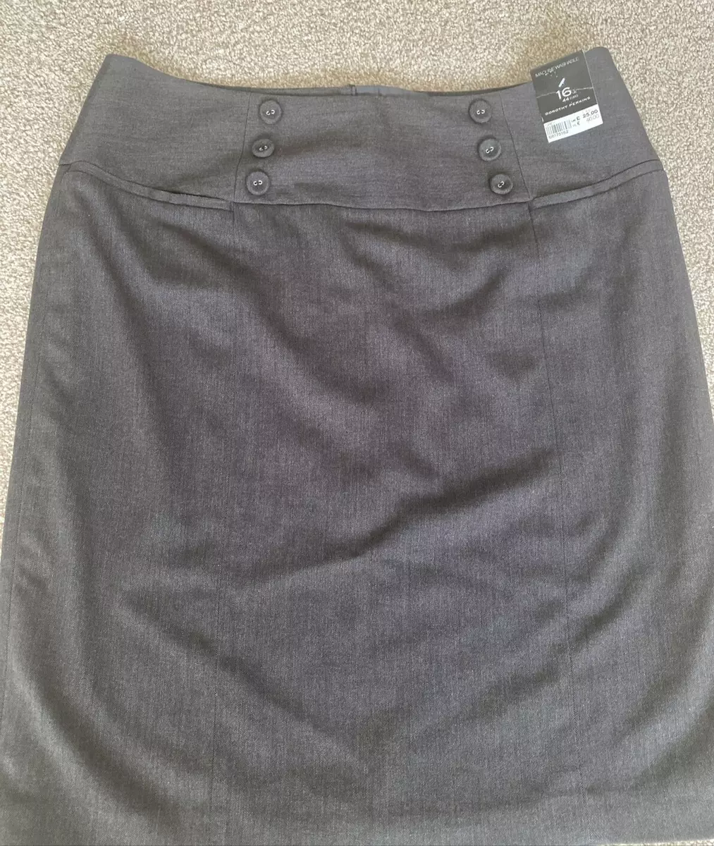 Grey skirt top size 16