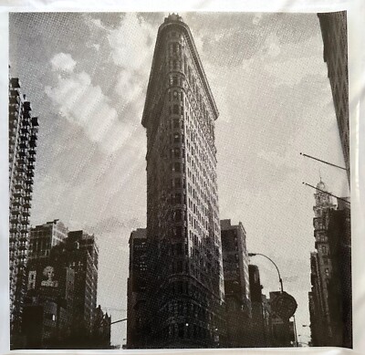 Large Flatiron Building Photograph Art Print - New York City NYC - Rare, Unique