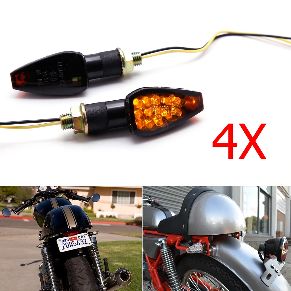 For Honda XR650L CRF250L Universal Motorcycle 15LED Turn Signals Indicator Light - Image 2 of 4