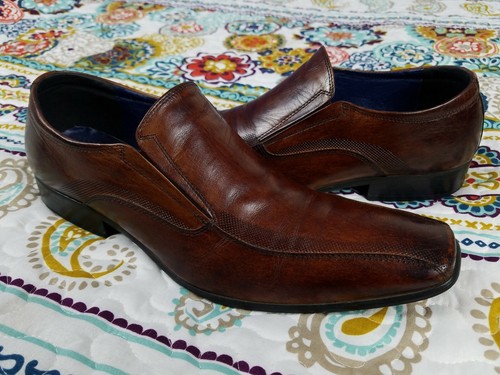 Steve Madden Leather Mens Dress Shoes 