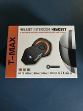 T-Max Pro Motorcycle Helmet Bluetooth Interco...