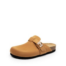 Women Clogs Mules Cork Footbed Slip-On Shoes with Arch Support