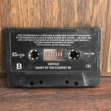 Heart Of Country 93  - Various Artists Cassette Tape "Tape Only"
