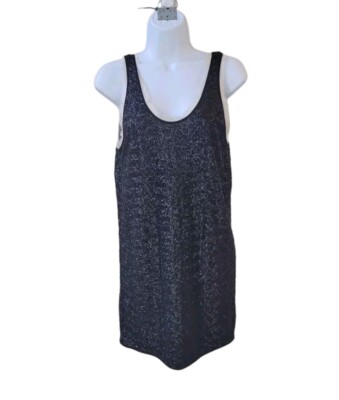 aritzia sequin dress Aritzia Talula Size S Canterbury Silver Sequins Mini Sparkle Dress