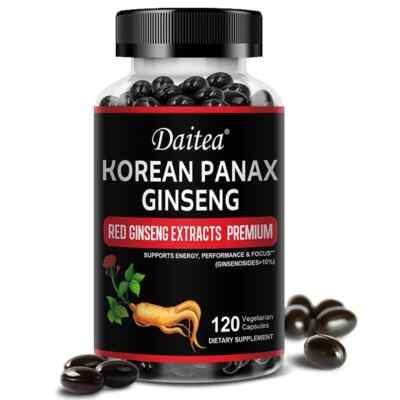 Korean Ginseng Red Ginseng Extract - Premium Support for Energy Performance